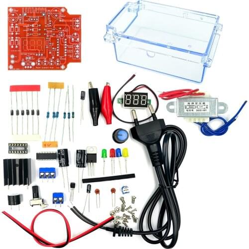 Electronic diy parts lm317 adjustable voltage regulator board kit power supply kit transformer