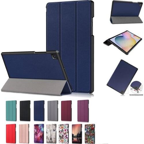 PU Leather Protective Cover For Samsung Galaxy Tab A7 10.4 2020 T500/505 Smart Sleep Wake Table Case Cover Protector Anti-drop