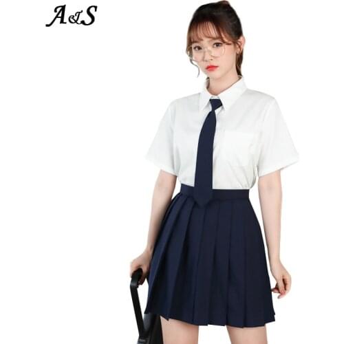 Anbenser Summer Autumn Women High Waist Soild Colour Skirt y2k Casual Kawaii A-line Plaid Skirts Japanese School Uniform Skirts