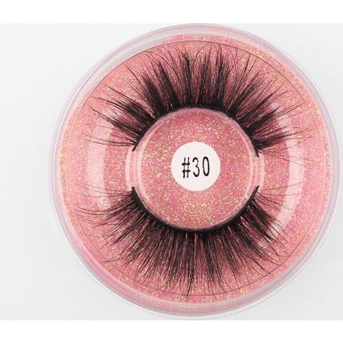 1 pair false eyelashes 3d faux mink eyelashes long lashes fluffy lash natural hair fake eyelashes makeup lashes lashe box