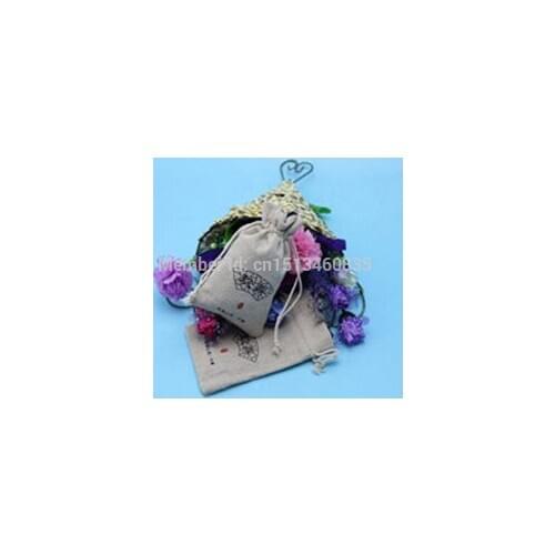 100pcs/lot CBRL jute/linen/flax drawstring bags&pouch for cosmetic/iphone 4,Various colors,size customized,wholesale