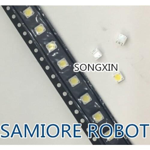 1000Piece/lot for repair LUMENS D3GE-400SMB-R3 D2GE-320SC0-R3 LED Backlight SMD LEDs 1W 3V 3535 3537 Cold white light 4jiao