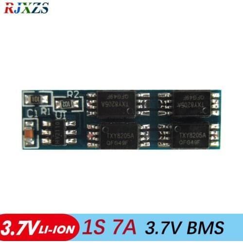 1S 7A 4.2V li-ion BMS PCM small size battery protection board bms pcm for lithium LicoO2 Limn2O4 18650 li battery