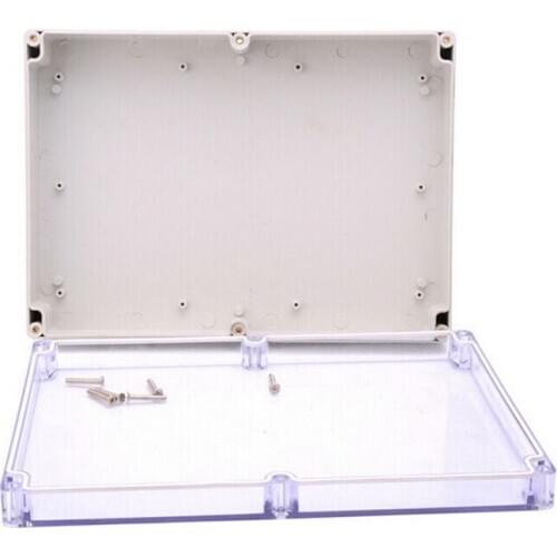 290*210*60mm Waterproof ABS plastic box transparent cover electrical junction box Instruments button box enclosure