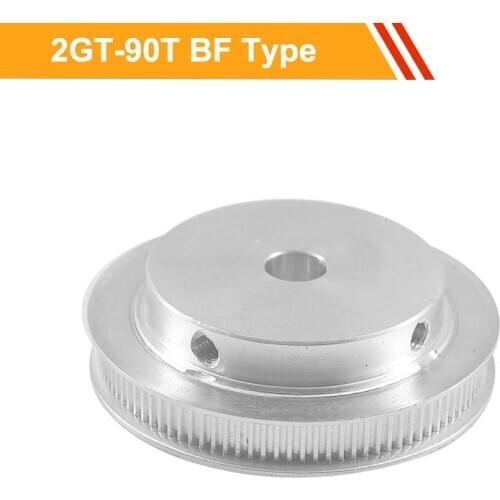 2GT 90T Timing Belt Pulley 7mm/11mm Belt Width 2GT Type Transmission Pulley 8/10/12/14/15/19/20mm Bore Toothed Pulley Wheel