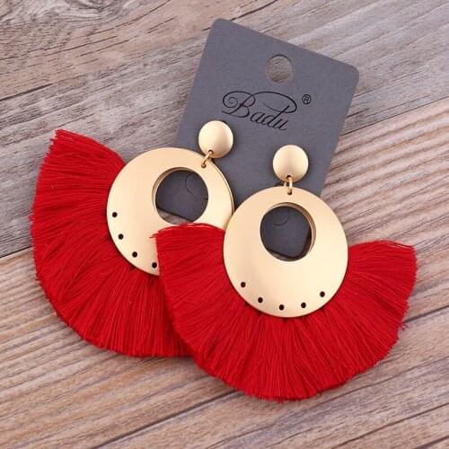 Badu Jewellery Women's Gold Earrings