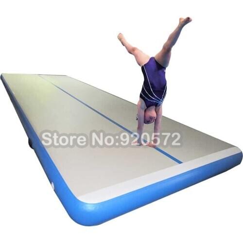 Big Discount 8m*2m*20cm Inflatable Air Track Gymnastics Trampoline Airtrack Home Use Tumbling Mat Professional Air Floor