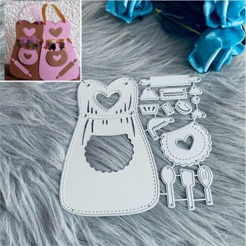 Kitchen tool apron Metal Cutting Dies for DIY Scrapbook Paper Cards Embossed Decorative Craft Die Cut handmade craft