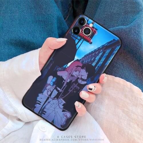 Zero Two and Hiro Anime Aesthetic FOR IPhone Se 6s 7 8 Plus X Xr Xs 11 12 Mini Pro Max TPU Soft Silicone Phone Case Cover Shell