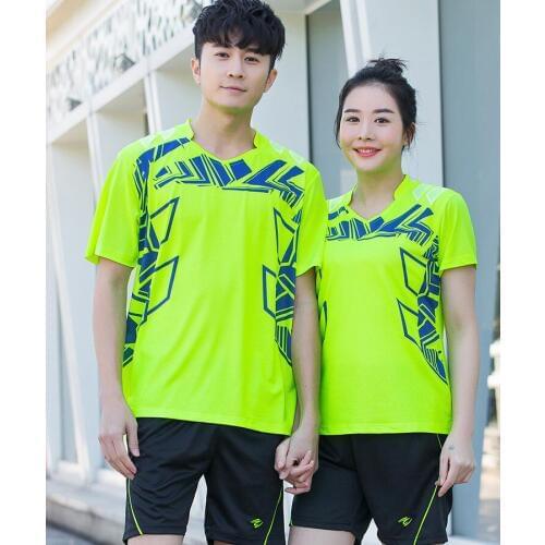 New Badminton shirts Men/women,sport shirt Tennis shirts Male , table tennis jerseys , Quick dry Fitness sports training tshirts