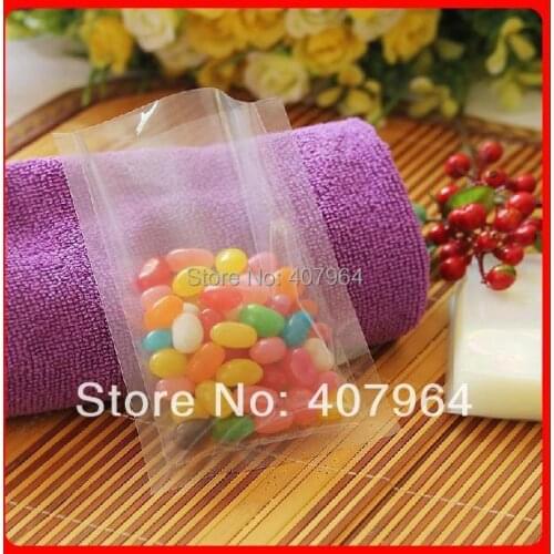 Transparent vacuum bags food grade plastic bag 6*8CM