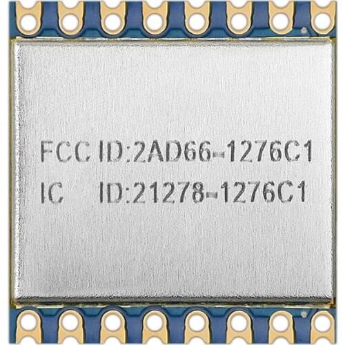 20PCS LoRa1276-C1+spring antenna 915mhz100mW 20dBm FCC Certificate 915MHz/868MHz 4Km in Open Area LoRa SX1276 Module