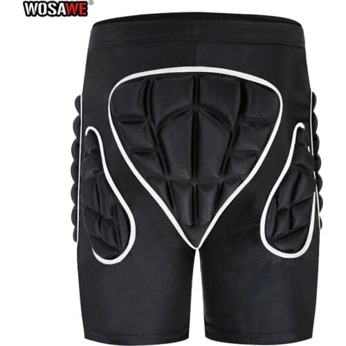 WOSAWE Motocross Shorts Protector Motorcycle Shorts Moto Protective Gear Armor Pants Hip Protection Riding Racing Skiing Skate