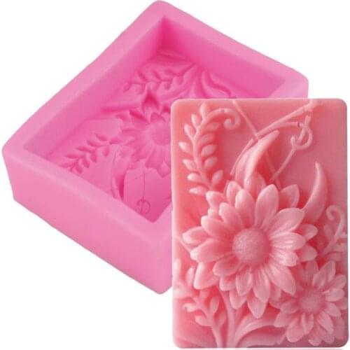 3D Rose-Shaped Soap Mold DIY Soap Silicone Mold Rose-Shaped Baking Mold Soap Molds for Soap Making Silicone Soap Mold