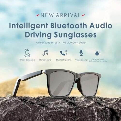 Smart Audio Blue Light Glasses Wireless Open Ear Speaker with Bluetooth Connectivity for Gaming Meeting Traveling Driving