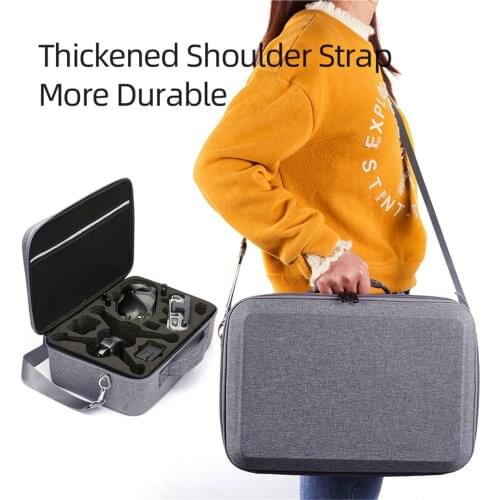 Drone Bag For Dji Fpv Drone Portable Shoulder Bag Protective Storage Bag Nylon Packbag Handbag Shoulder Carrying Accessories