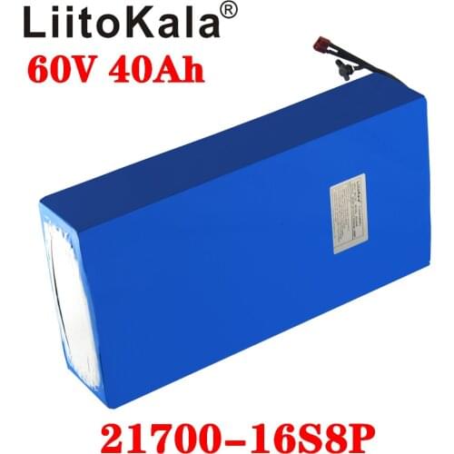 LiitoKala 60V 40ah electric scooter bateria 60V 40AH Electric Bicycle Lithium Battery Scooter 60V 1000W ebike battery