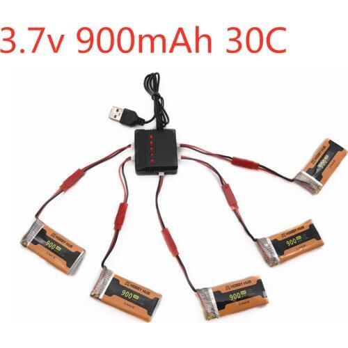 902555 3.7V 900mAh 30C lipo Battery Charger For 8807 8807W A6 A6W Rc Quadcopter Spare Parts Accessories Rc Drones 3.7V Battery