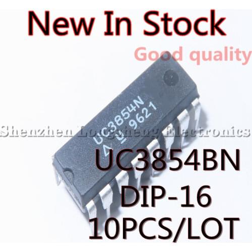 10PCS/LOT UC3854BN DIP-16 Power Factor Correction Power IC
