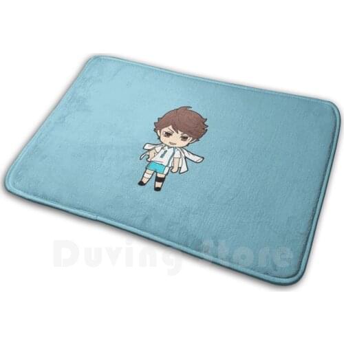 Chb Oikawa Carpet Mat Rug Cushion Soft Oikawa Tohru Chibi Cute Kawaii Anime Haikyuu Haikyu Aoba Johsai