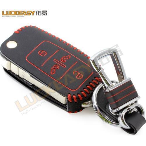 Car Key Cover wallet holder remote case for volkswagen vw sharan 2012 2013 2014 multivan 2014 2.0L Leather