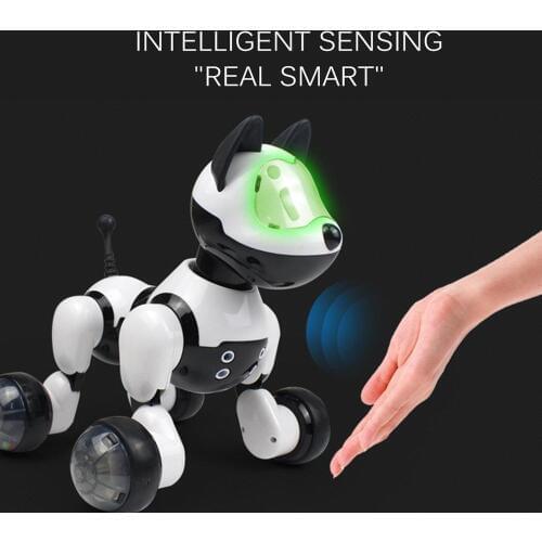 Kids Toys Voice-controlled Robot Dog Voice and Smart Sensor Control Pet Dog Childrens Educational Toys Singing Dancing Robots