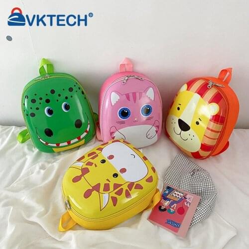 Children Cute Cartoon Animal Hard Shell Backpack Kids Kindergarten School Book Bag Casual Students Knapsacks