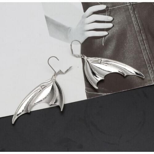 Dragon Mythological Creature Vampire Bat Wings Earring Gothic Victorian Jewelry F3MD