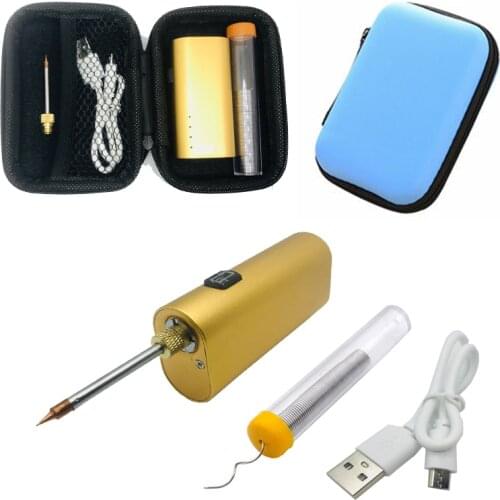 5V Electric Soldering Iron Wireless Charging Soldering Iron Portable with USB Soldering Tool Android Interface Charging