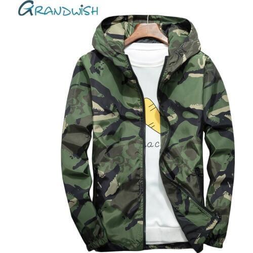 Grandwish Mens Camouflage Jackets