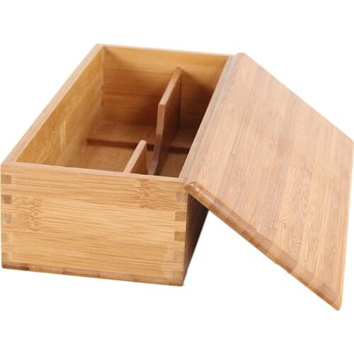 Tableware Storage Box Japanese Style Bamboo Chopsticks Storage Box Home Hotel Chopsticks Spoon Cutlery Storage Box Portable #CW
