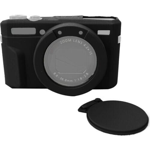 Soft Silicone Case for Canon G7XIII G7X3 G7X Mark 3 Rubber Protective Cover Body Bag Camera Skin with Lens Cap Protector