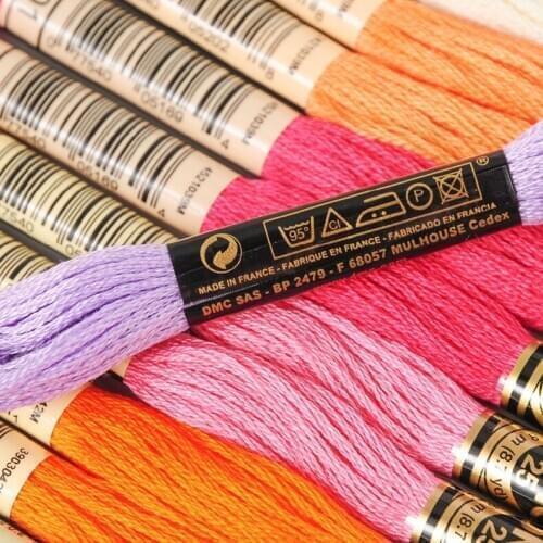 Oneroom 100% cotton Original French DMC Floss Embroidery Floss Thread Yarn / Cross Stitch Floss Yarn Thread