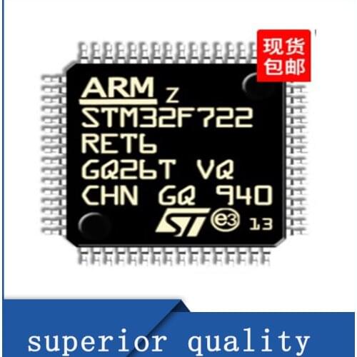 100% Novo STM32F722RET6 QFP-64 Chipset