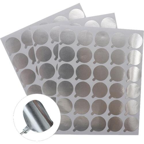 300pcs/lot Disposable Tin Pad Gasket Grafted Eyelash Extension Tool Individual Eyelash Glue Holder Eyelash Adhesive Stand Gaske