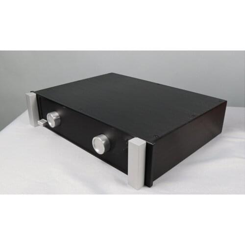 Preamp Amplifier Supply Chassis Four Way All Aluminum Power Box DIY Audio Konb Preamplifier Enclosure W430 H92 D308/D400