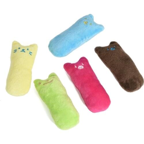 Pet Supplies Stuffed Toys For Cat Thumb Expression Bite Resistant Cute Funny Mint Toys Playing Interactive Chewing Products