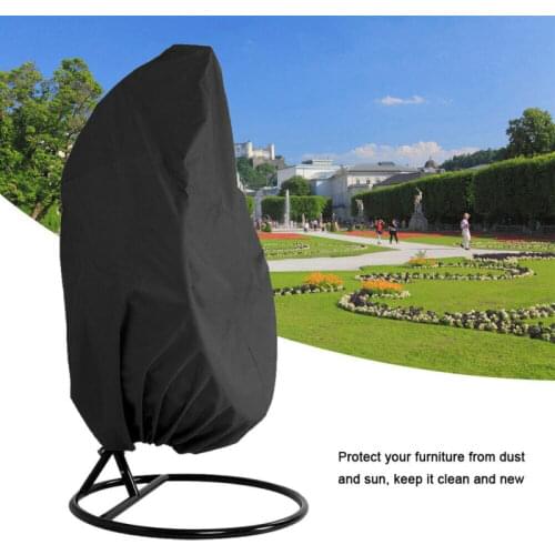 Garden Outdoor Swing Hanging Chair Bird Egg Shaped Dust Cover Universal Waterproof Cover Polyester Furniture Waterproof UV Cover