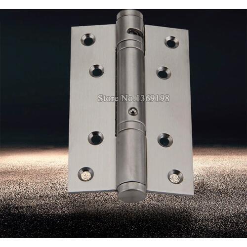Top Quality 5" Stainless Steel Door Hinges Smoothly & Quiet Bearing Door Hinges Invisible Door Hydraulic Damping Hinges