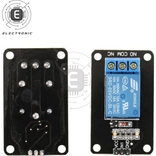 5V 1 Channel Relay Module With Optocoupler Relay Output 1 Way Relay Module Black For Arduino