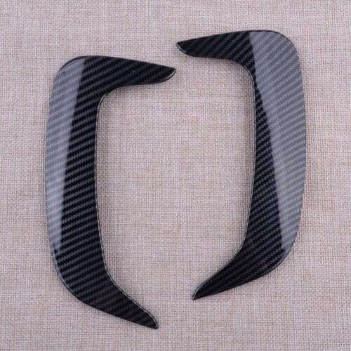 1 Pair Car ABS Rear Side Air Vent Fender Covers Trims Carbon Fiber Style Fit for Dodge Charger 2015 2016 2017 2018 2019 2020