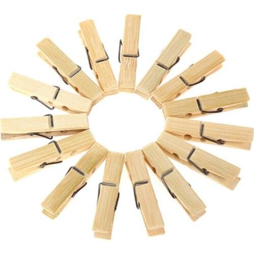 100PCS 25mm Mini Natural Wooden Clips Clothespin Craft For Photo Postcard Decorate Clips Sewing Tools Office Stationery Supplies