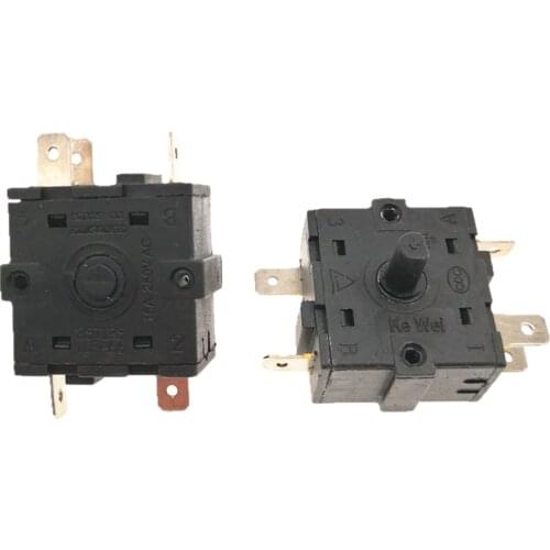 2-10pcs Electric heater, electric oil, butyl switch 25T125 size 32*32*18mm U.PA66 5pins 15A 250V