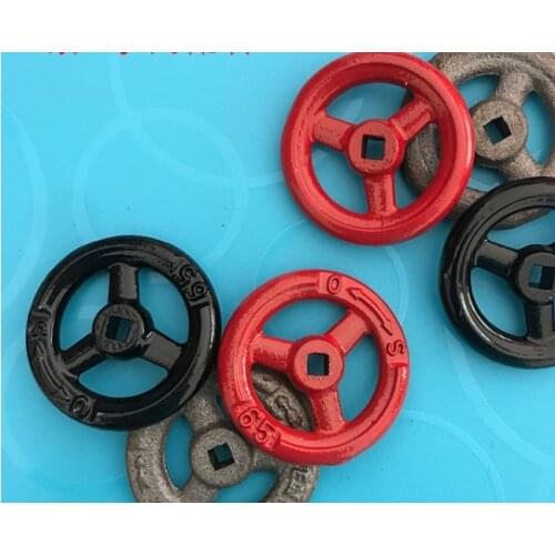 2pcs Diameter:80mm hole:8x8mm Cast iron hand-held ship valve handwheel switch handle disc wrench turntable
