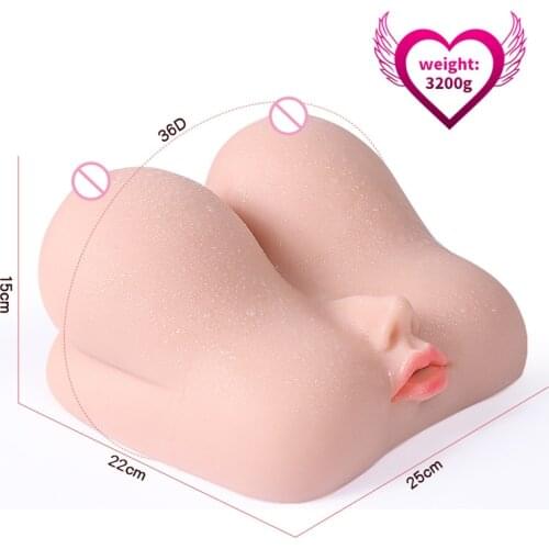 3D Sex Doll 1:1 Big Breasts With Mouth and Vagina Can Oral Sex,Tit Wank, Real Pussy TPR Sex Doll Male Masturbator Adult sex toys