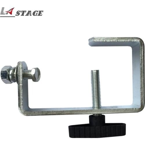 30KG Stage Light Clamp Hook Holder Quick Coupler Aluminium Polished for Dia. 20~55mm Tube Width