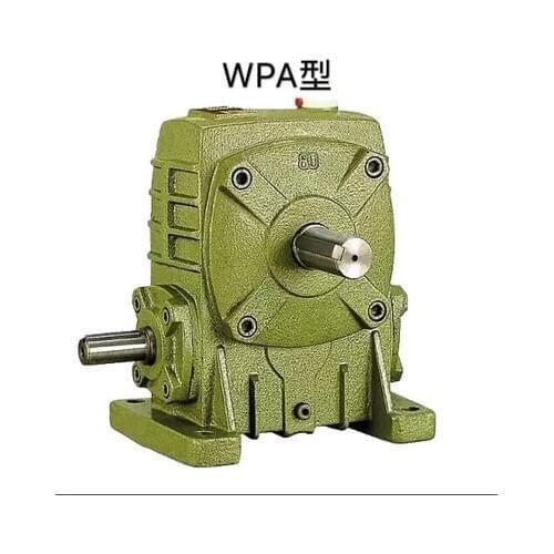 Worm gear reducer WPA WPS WPO WPX variable speed gearbox with motor vertical hand crank type