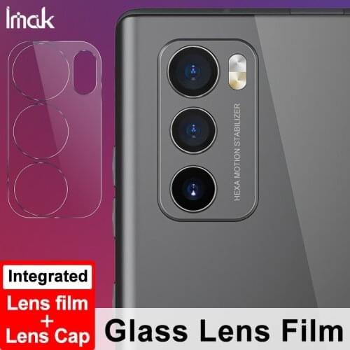 For LG Wing 5G Tempered Glass Lens Film IMAK High Definition Camera Lens Protector for LG Wing 5G