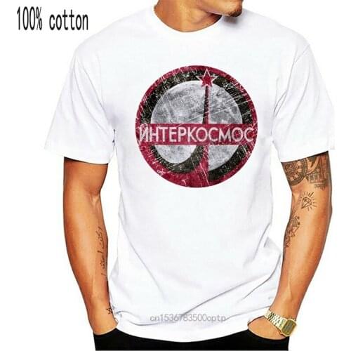 T Shirt Interkosmos Russian Space Program Soviet Union Udssr Russia Retro Cccp Cool Casual Pride T Shirt Men Unisex Fashion