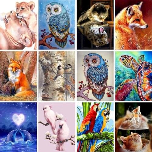 GATYZTORY DIY Diamond Painting for Adults Full Drill Mosaic Artwork Rhinestone Kits Cross Stitch Handmade Gift Home Decor